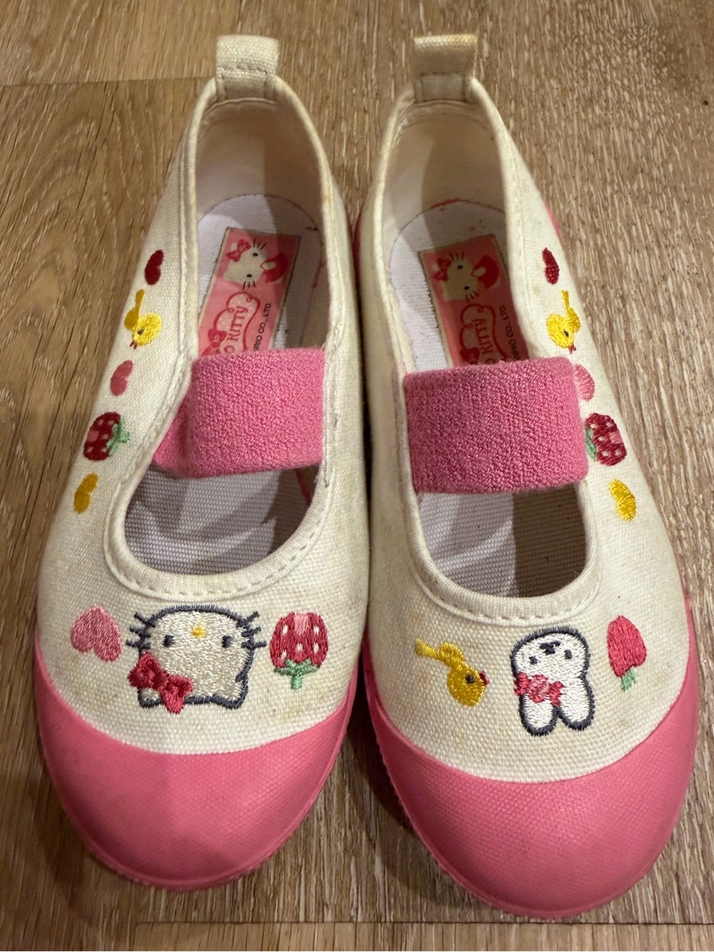 Hello Kitty slip ons size 15.0EE